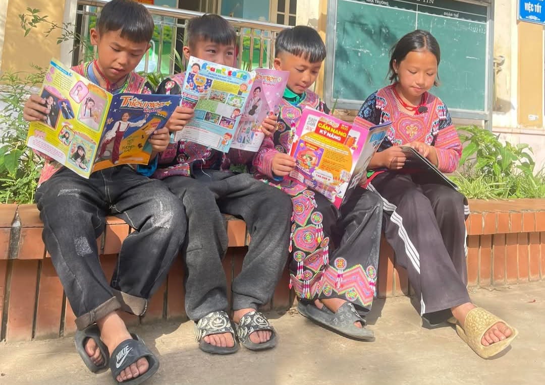 Các trường học vùng cao "vượt khó" đưa ứng dụng công nghệ, trí tuệ nhân tạo vào giảng dạy- Ảnh 1.