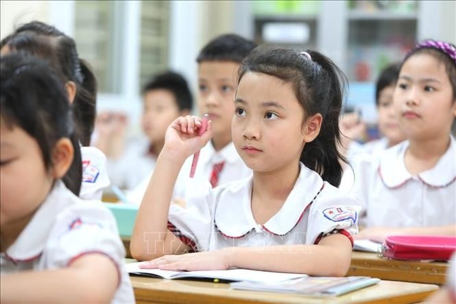Trong kỳ nghỉ hè, Sở Giáo dục và Đào tạo Hà Nội khuyến khích các nhà trường tạo điều kiện cho học sinh được sử dụng cơ sở vật chất của đơn vị. Ảnh minh họa: Thành Đạt/TTXVN
