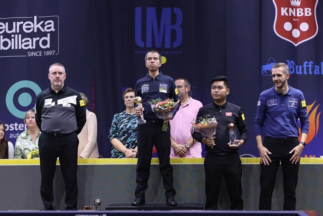 Billiards: Thiên tài Caudron tung sê-ri lớn, tái xuất ấn tượng tại World Cup TP.HCM- Ảnh 2.