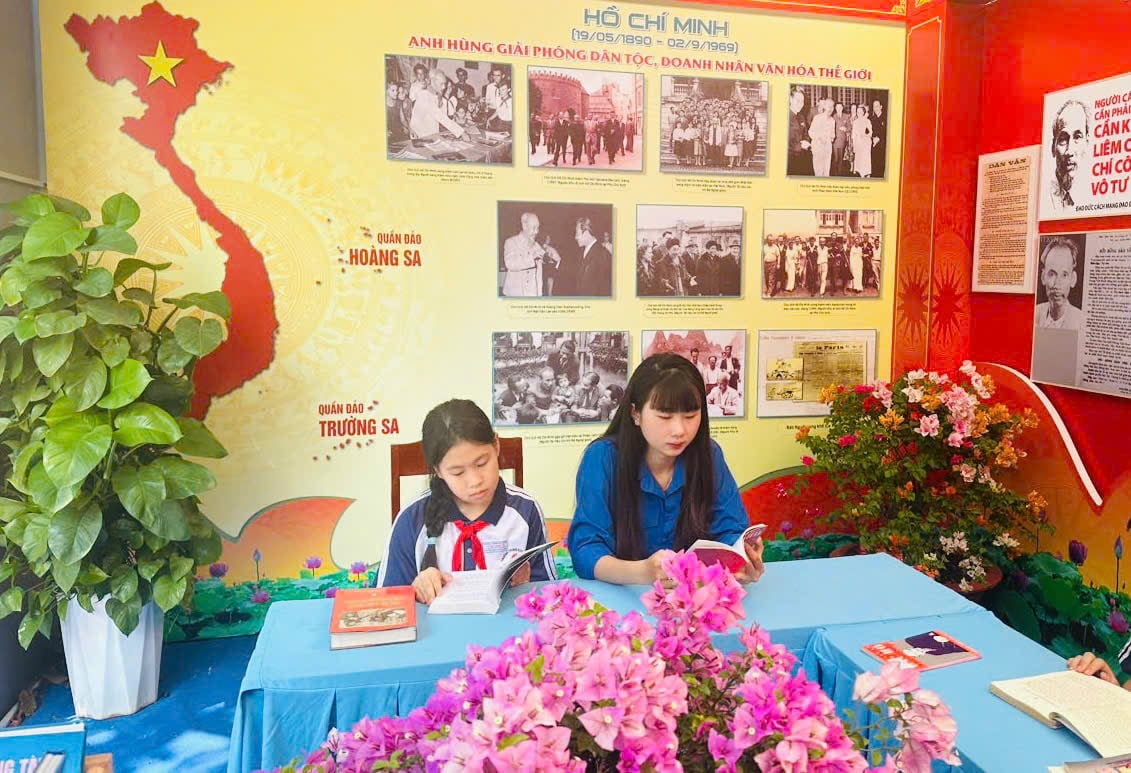 Không gian văn hóa Hồ Chí Minh tại trụ sở phường Hắc Dịch, TP.Phú Mỹ.