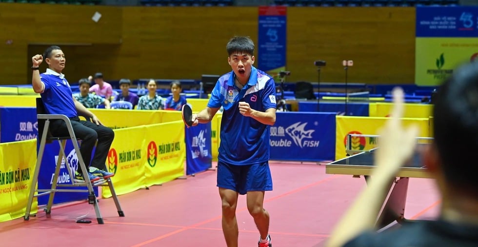 Ngôi sao bóng bàn CAND T&T gây sốc, thắng ngoạn mục cựu vô địch SEA Games - Ảnh 2.