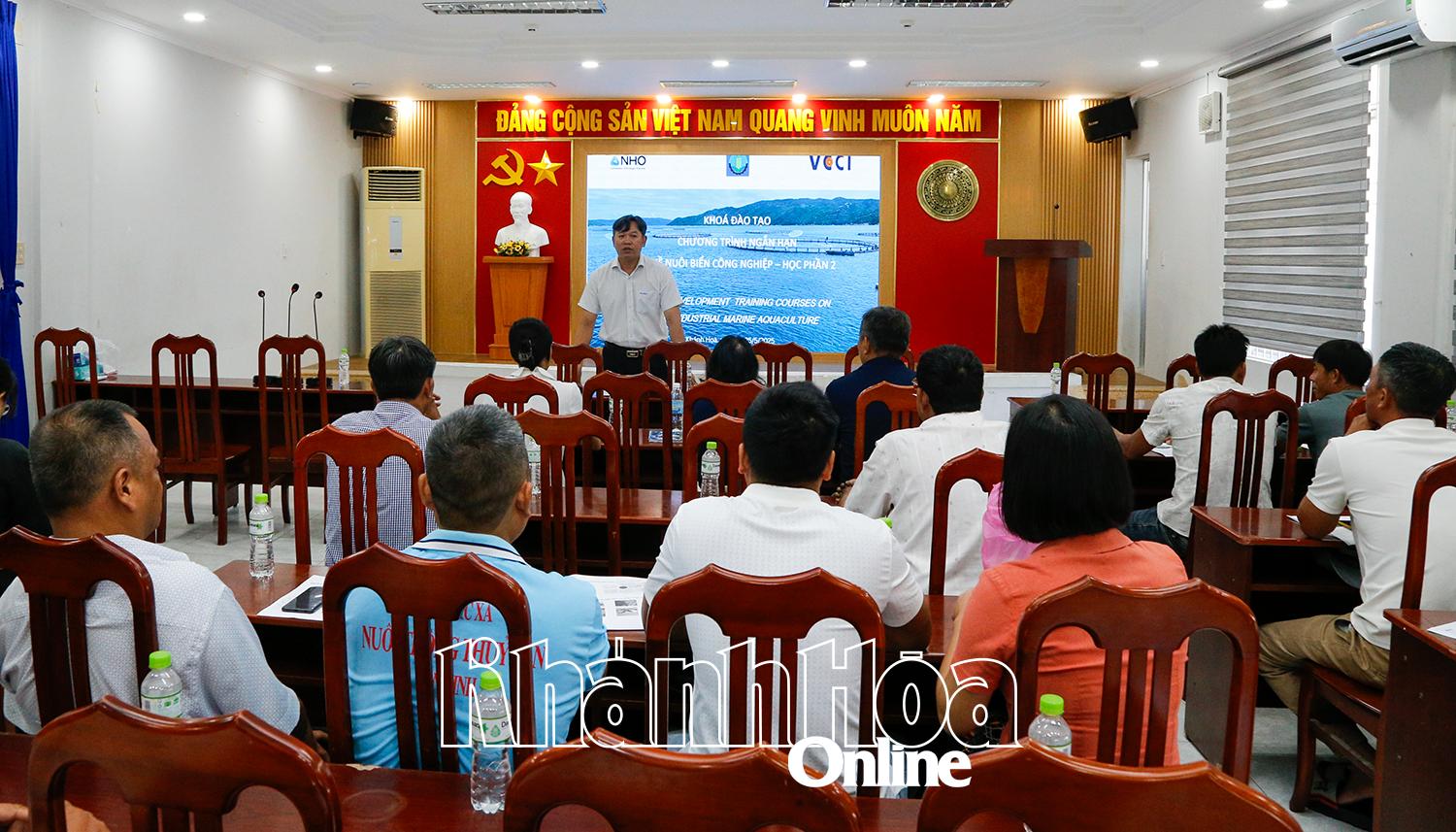 Scene at the training course