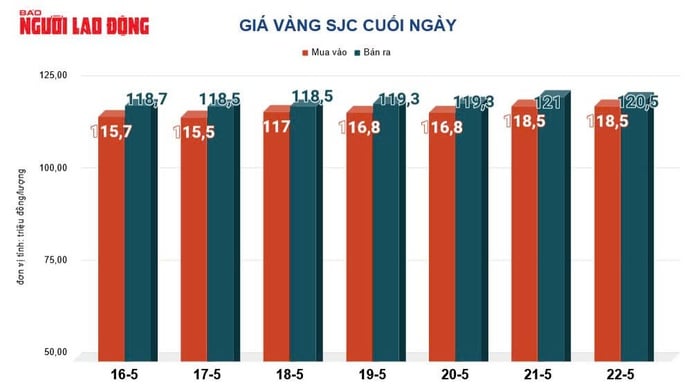 Giá vàng hôm nay, 23-5: Bất ngờ giảm mạnh- Ảnh 2.