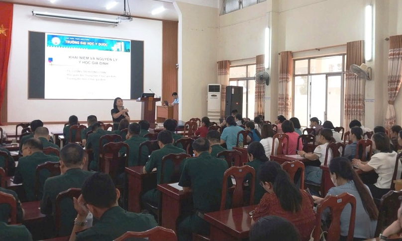 84 students trained in military-civilian medical cooperation - Cao Bang Electronic Newspaper