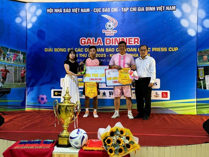 Đội bóng đá Đài Truyền hình TP HCM vô địch Press Cup 2024 khu vực phía Nam - Ảnh 4.