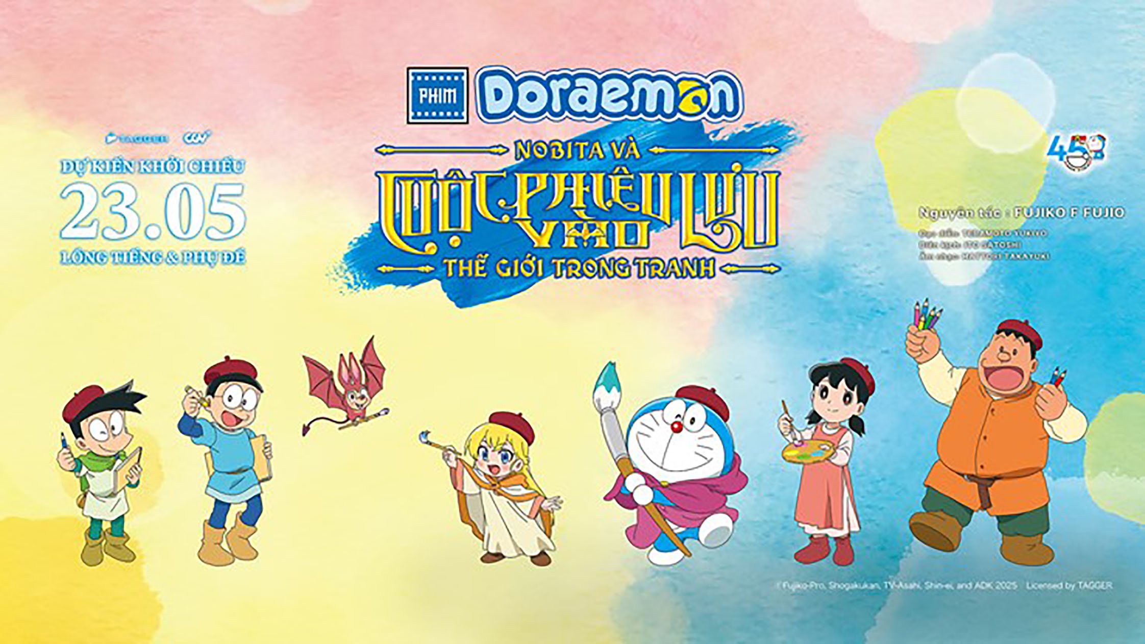  “Doraemon: Nobita và cuộc phiêu lưu vào thế giới trong tranh” mang đến một cuộc phiêu lưu đầy mới mẻ trong bối cảnh độc đáo của hội họa, nghệ thuật, cũng như bộc lộ sự sáng tạo không giới hạn.