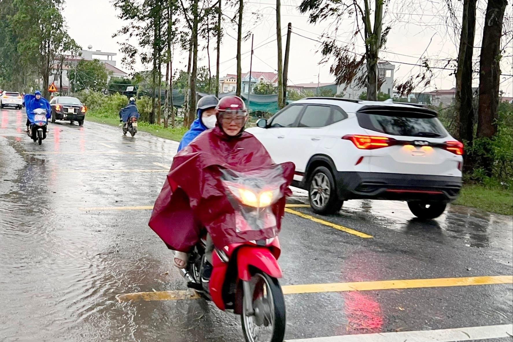 Hải Dương có mưa vừa, mưa to và dông trong nhiều ngày