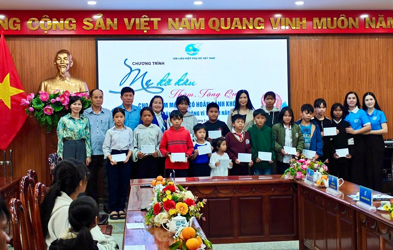 Đây là hoạt động nằm trong chương trình “Mẹ đỡ đầu” do Trung ương Hội LHPN Việt Nam triển khai.