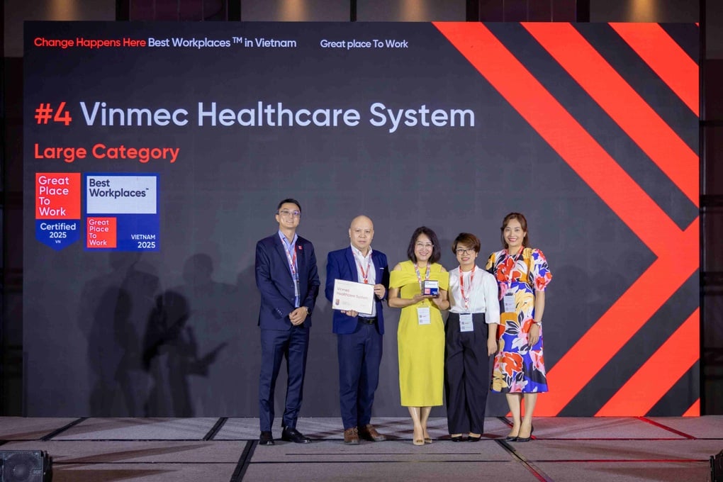 Vinmec được vinh danh Top 5 nơi làm việc xuất sắc nhất Việt Nam - 1