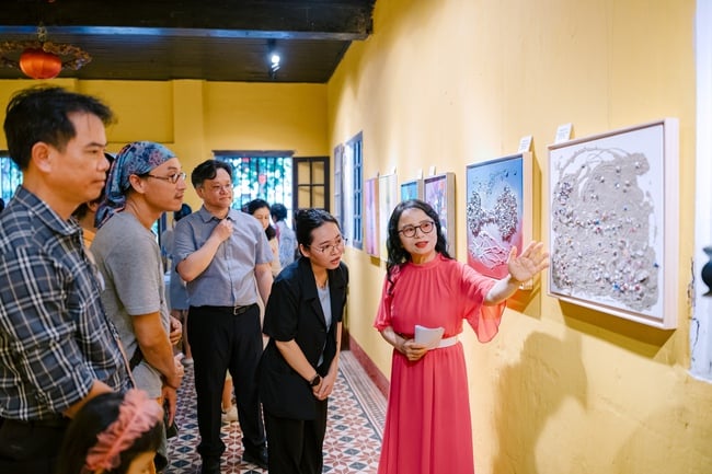 Triển lãm tranh nghệ thuật của các nghệ sĩ Gwangyang (Hàn Quốc) tại Hội An - Ảnh 2.