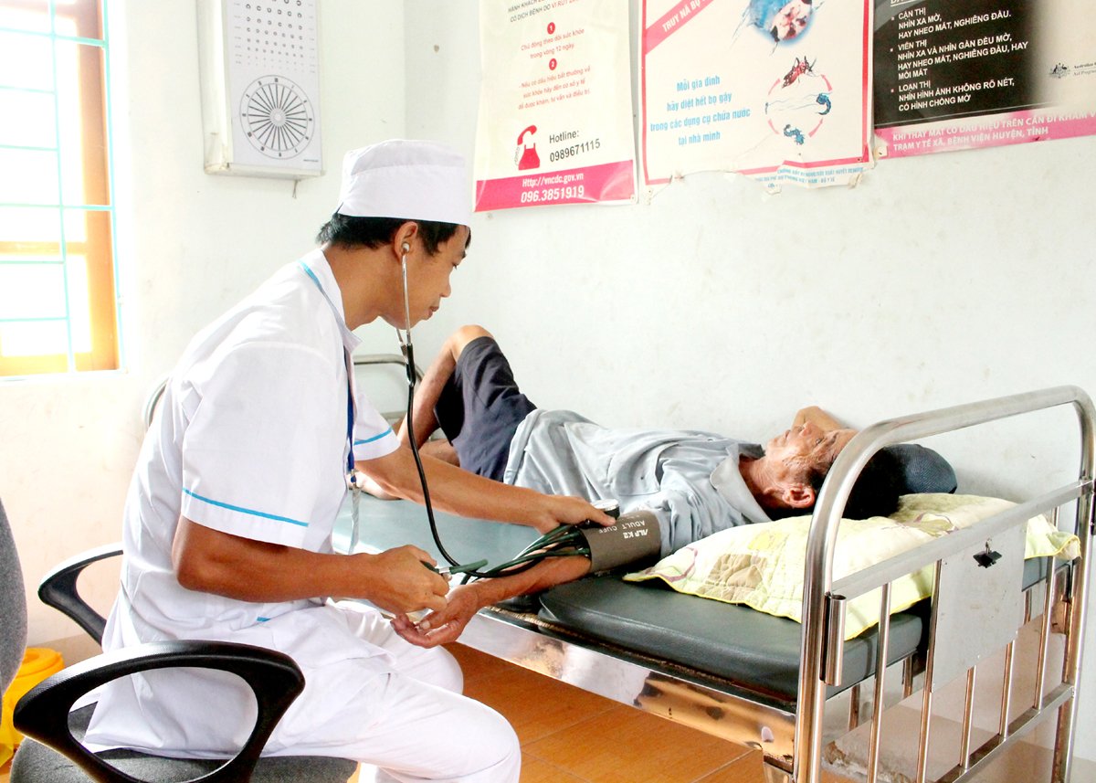 การดูแลสุขภาพเบื้องต้นสำหรับประชาชนที่คลินิกภูมิภาค Thong Nguyen (Hoang Su Phi)