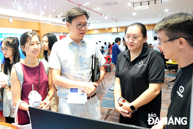 Thành phố thường xuyên tổ chức các hoạt động kết nối doanh nghiệp khởi nghiệp. Ảnh: M.QUẾ