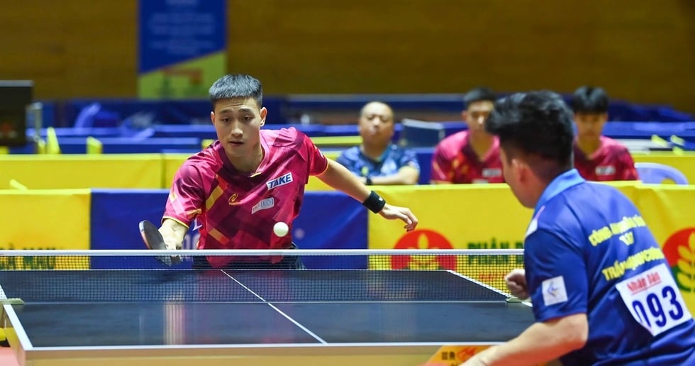 Ngôi sao bóng bàn CAND T&T gây sốc, thắng ngoạn mục cựu vô địch SEA Games - Ảnh 1.
