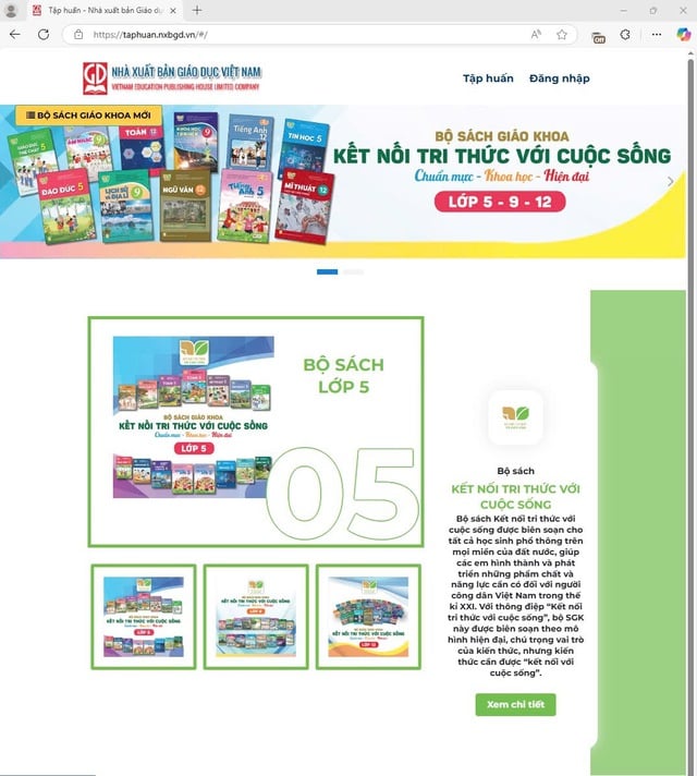 Sử dụng sách giáo khoa điện tử của NXB Giáo dục Việt Nam trên nền tảng mới - Ảnh 2.