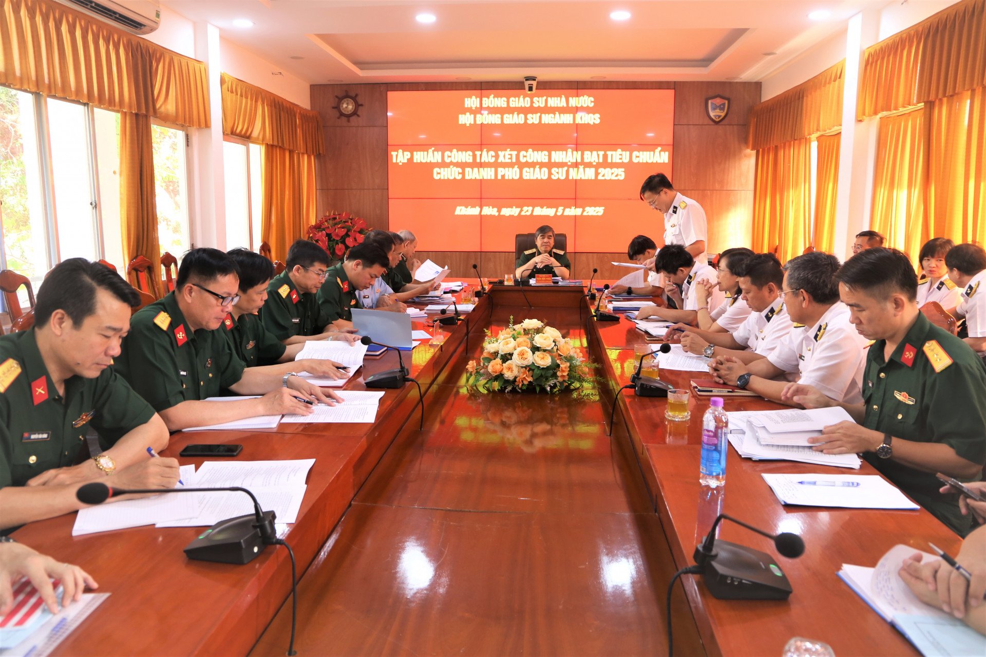 Quang cảnh buổi tập huấn.