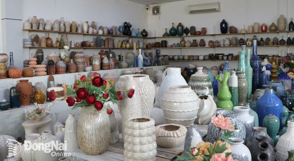 Gốm là một trọng những sản phẩm xuất khẩu trực tiếp của Đồng Nai sang thị trường Mỹ. Ảnh; Ngọc Liên