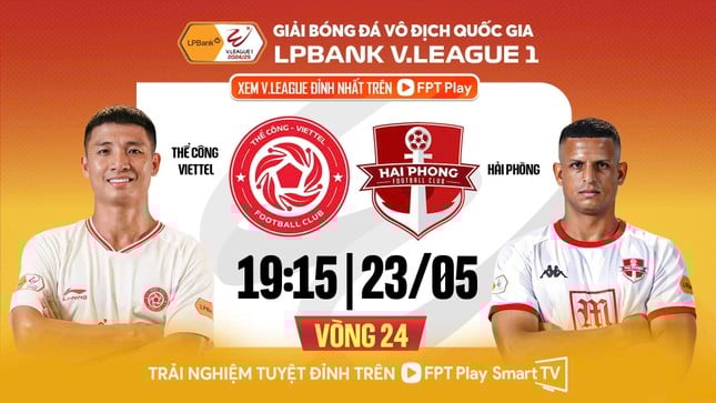 Live The Cong Viettel vs Hai Phong ម៉ោង 19:15 នាទី ថ្ងៃទី 23 ឧសភា៖ យកឈ្នះលើព្យុះ រូបថតទី 5