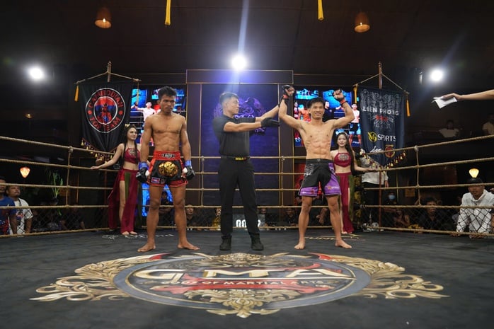 Bùi Trường Sinh hạ knockout cao thủ Campuchia ở GMA 05 - Ảnh 2.