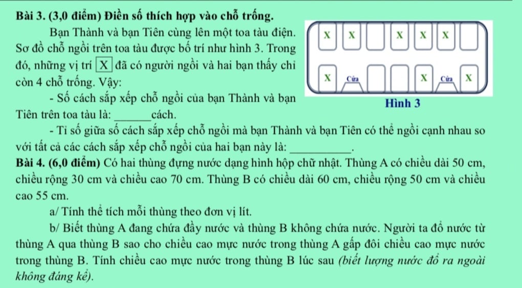Đề khảo sát vào lớp 6 các trường hot ở TP Thủ Đức - 11