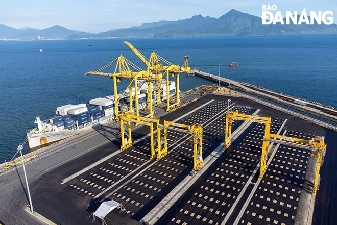 The Development Investment Fund plays the role of “seed capital” for the city’s important socio-economic investment projects. IN PHOTO: Tien Sa Port infrastructure after investment and upgrading. Photo: P.V