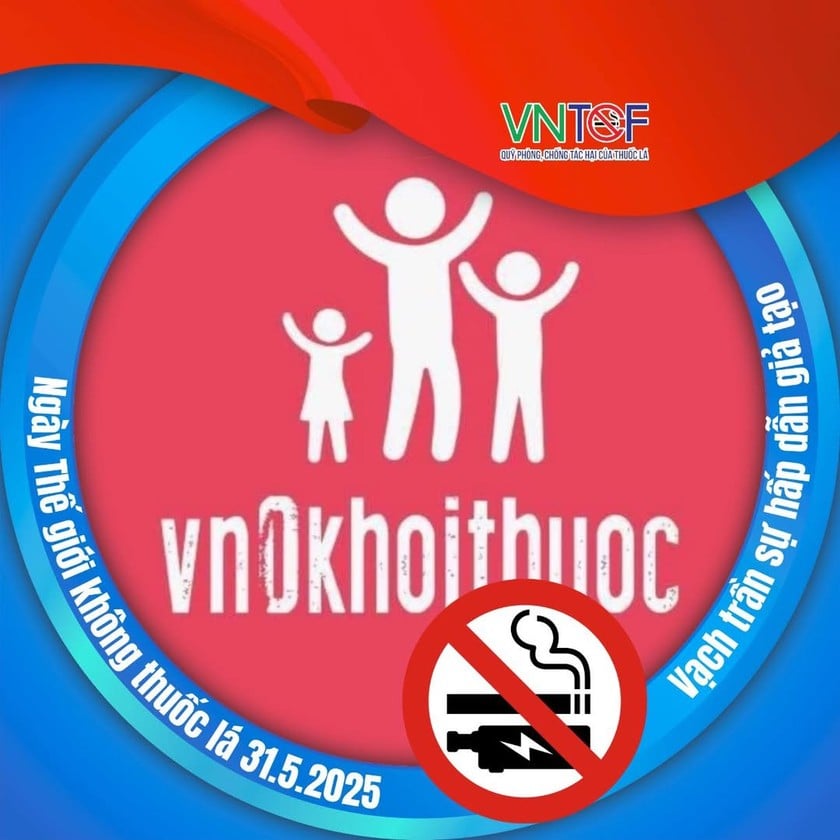 Khung ảnh đại diện hưởng ứng Ngày thế giới không thuốc lá.