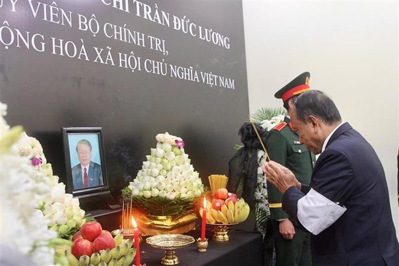 Điện, thư chia buồn nguyên Chủ tịch nước Trần Đức Lương từ trần- Ảnh 3.