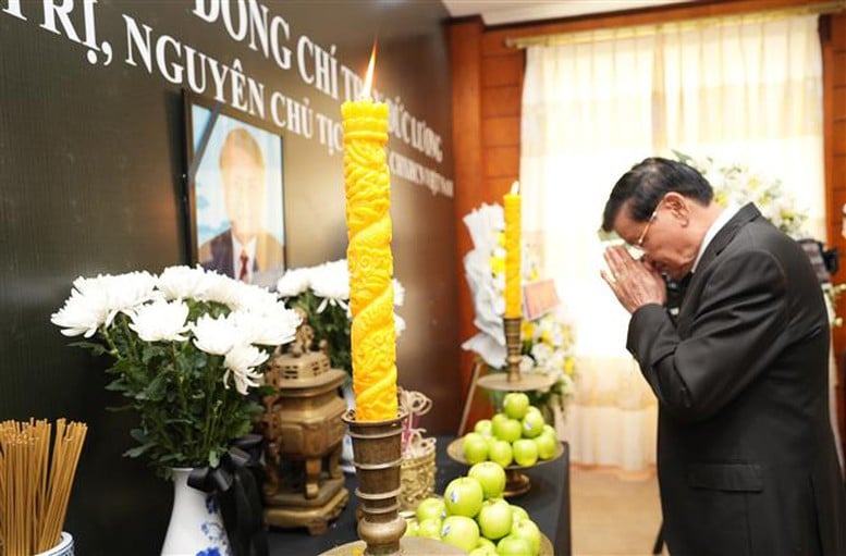 Điện, thư chia buồn nguyên Chủ tịch nước Trần Đức Lương từ trần- Ảnh 2.