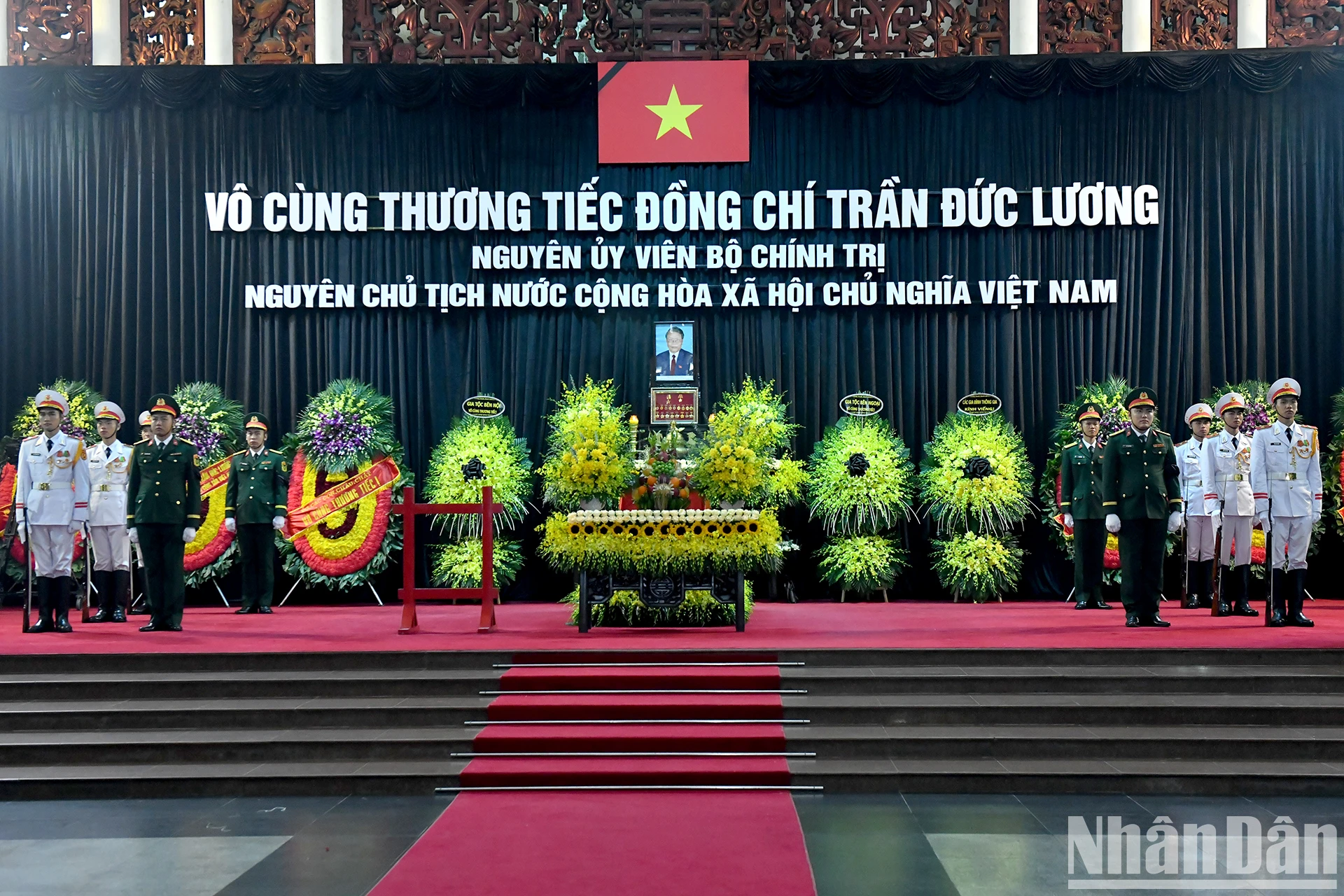 [Ảnh] Toàn cảnh Lễ truy điệu nguyên Chủ tịch nước Trần Đức Lương ảnh 1