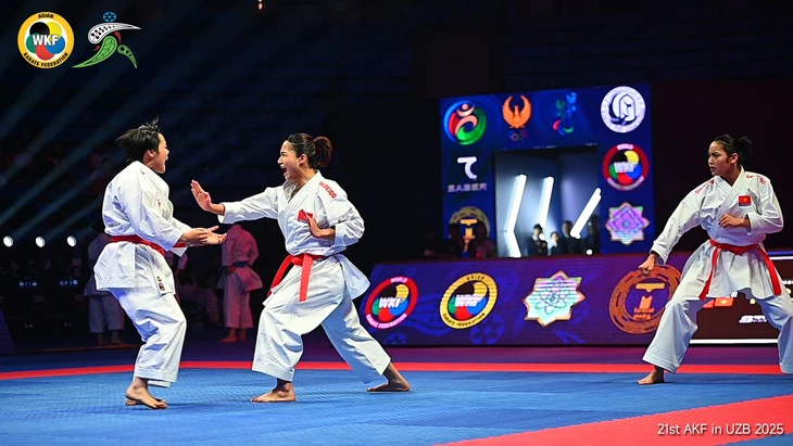 Karate Việt Nam xuất sắc giành 2 HCV châu Á - Ảnh 5.