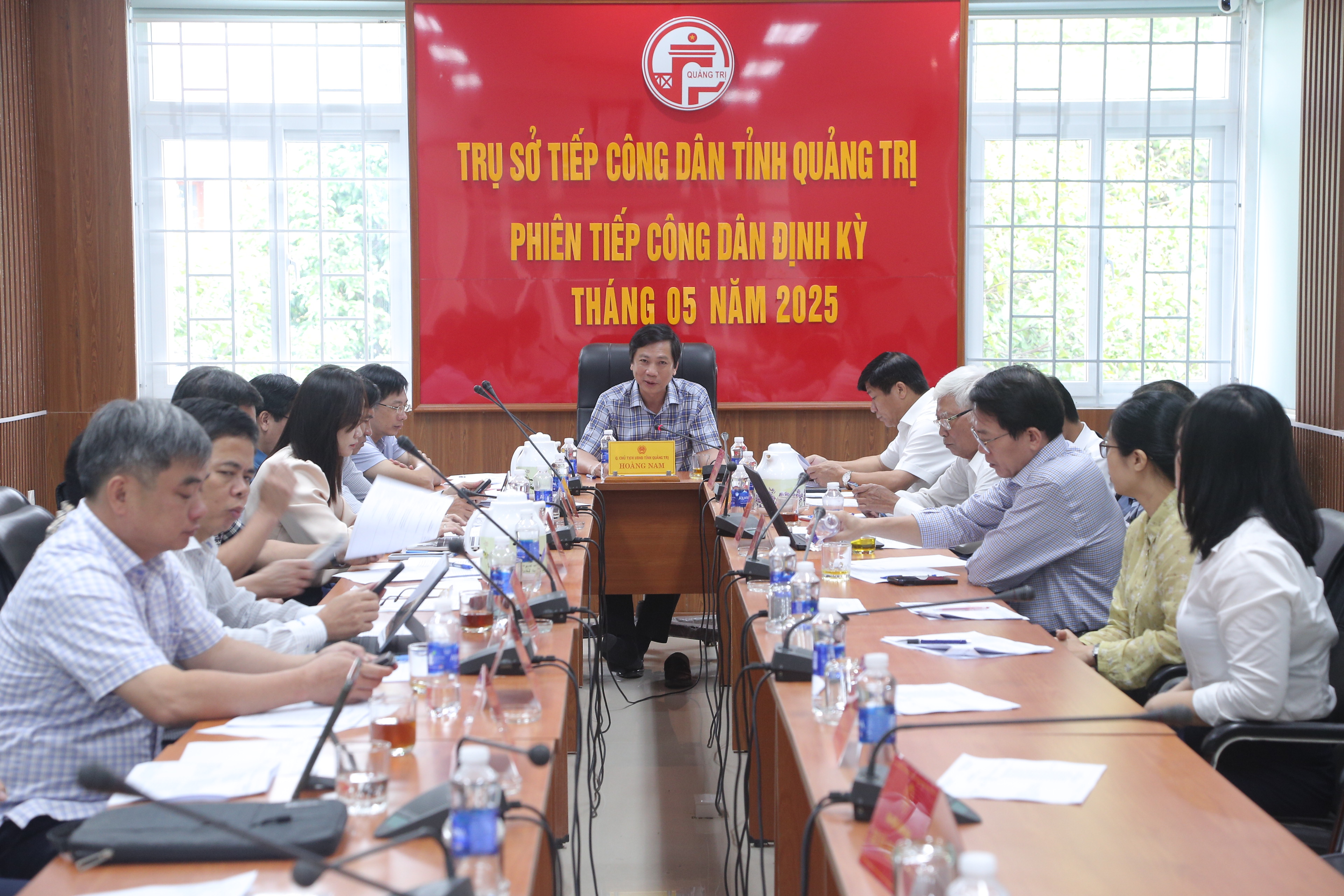 รักษาการประธานคณะกรรมการประชาชนจังหวัด ฮวงนาม รับประชาชนเป็นระยะในเดือนพฤษภาคม 2568