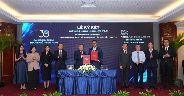 Nestlé Việt Nam ký kết hợp tác với ĐH Quốc gia TPHCM thực thi mô hình "3 nhà"
