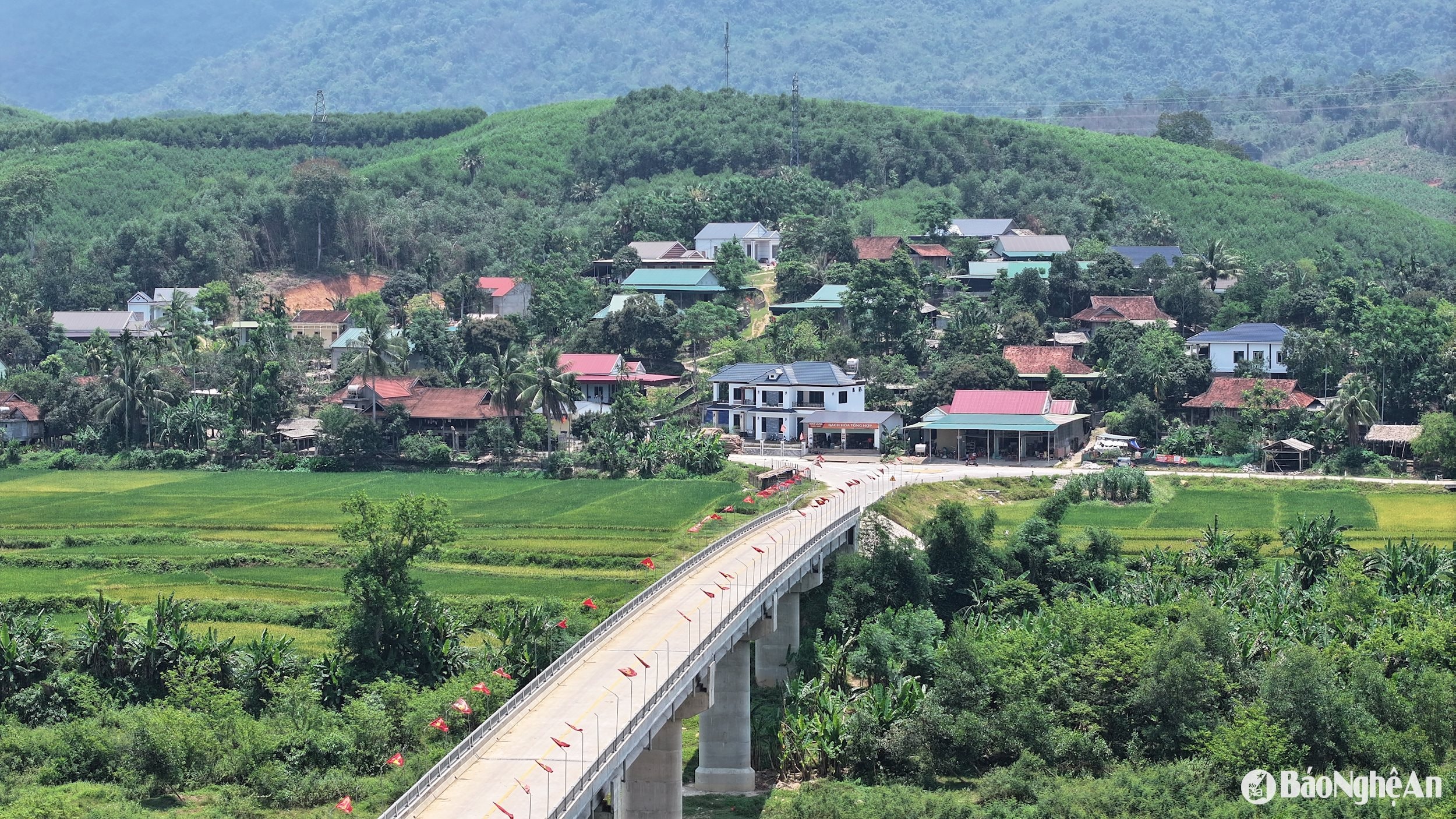 Xã Châu Thắng, huyện Quỳ Châu. Ảnh: Đình Tuyên