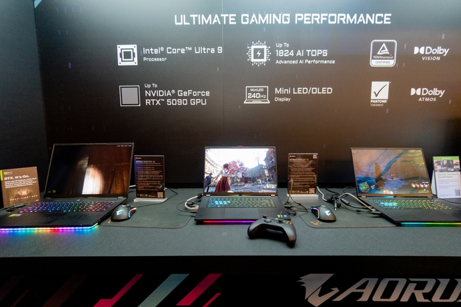 Gigabyte mở rộng danh mục thiết bị cá nhân tích hợp AI tại COMPUTEX 2025 - Ảnh 1.