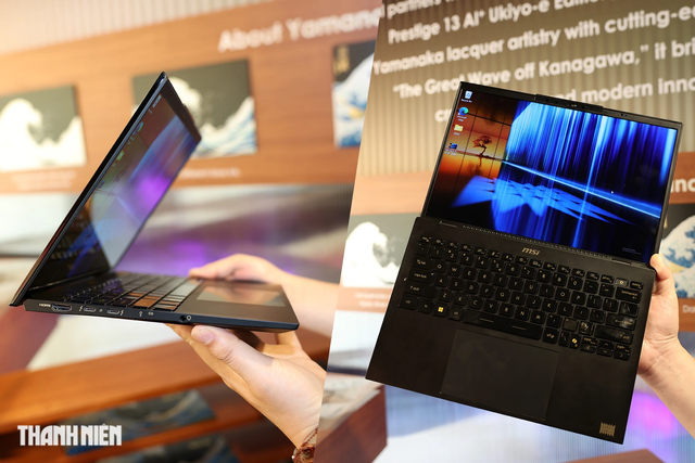 MSI đem mẫu laptop tranh sơn mài độc đáo tới Computex 2025 - Ảnh 2.