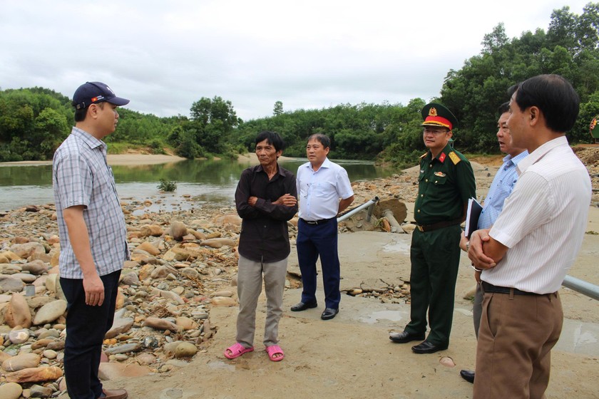 Sáng nay (26/5), ông Hoàng Việt Cường cùng lãnh đạo các cơ quan liên quan đã đến hiện trường để kiểm tra, chỉ đạo công tác khắc phục hậu quả.
