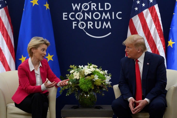 Sau một cuộc gọi, ông Trump tạm hoãn áp thuế 50% với EU tới ngày 9-7 - Ảnh 1.