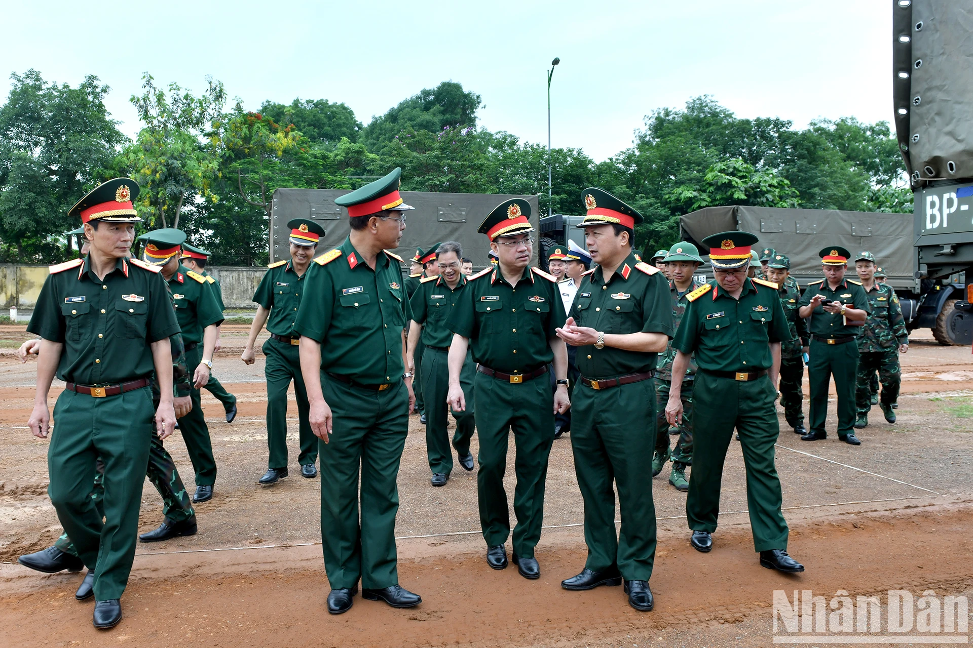 [Ảnh] Tập huấn, huấn luyện lái xe trong Lễ kỷ niệm 80 năm Cách mạng Tháng Tám và Quốc khánh 2/9 ảnh 8