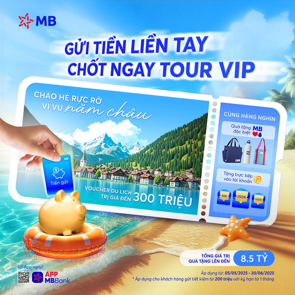 MB chi thưởng lớn đến 8,5 tỷ đồng cho khách hàng gửi tiền hè này - 1