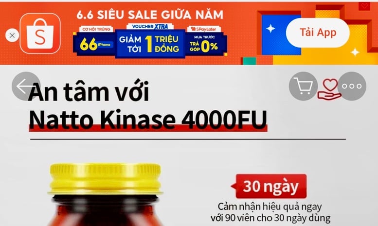 Yêu cầu Lazada và Shopee khẩn trương rà soát việc kinh doanh thực phẩm chức năng- Ảnh 1.