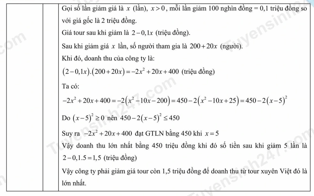 Đề thi và đáp án môn toán thi lớp 10 tỉnh Lai Châu 2025 - 8
