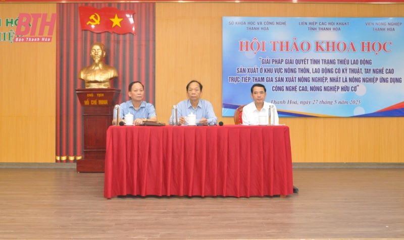 Scientific workshop on solutions to solve the shortage of production labor in rural areas