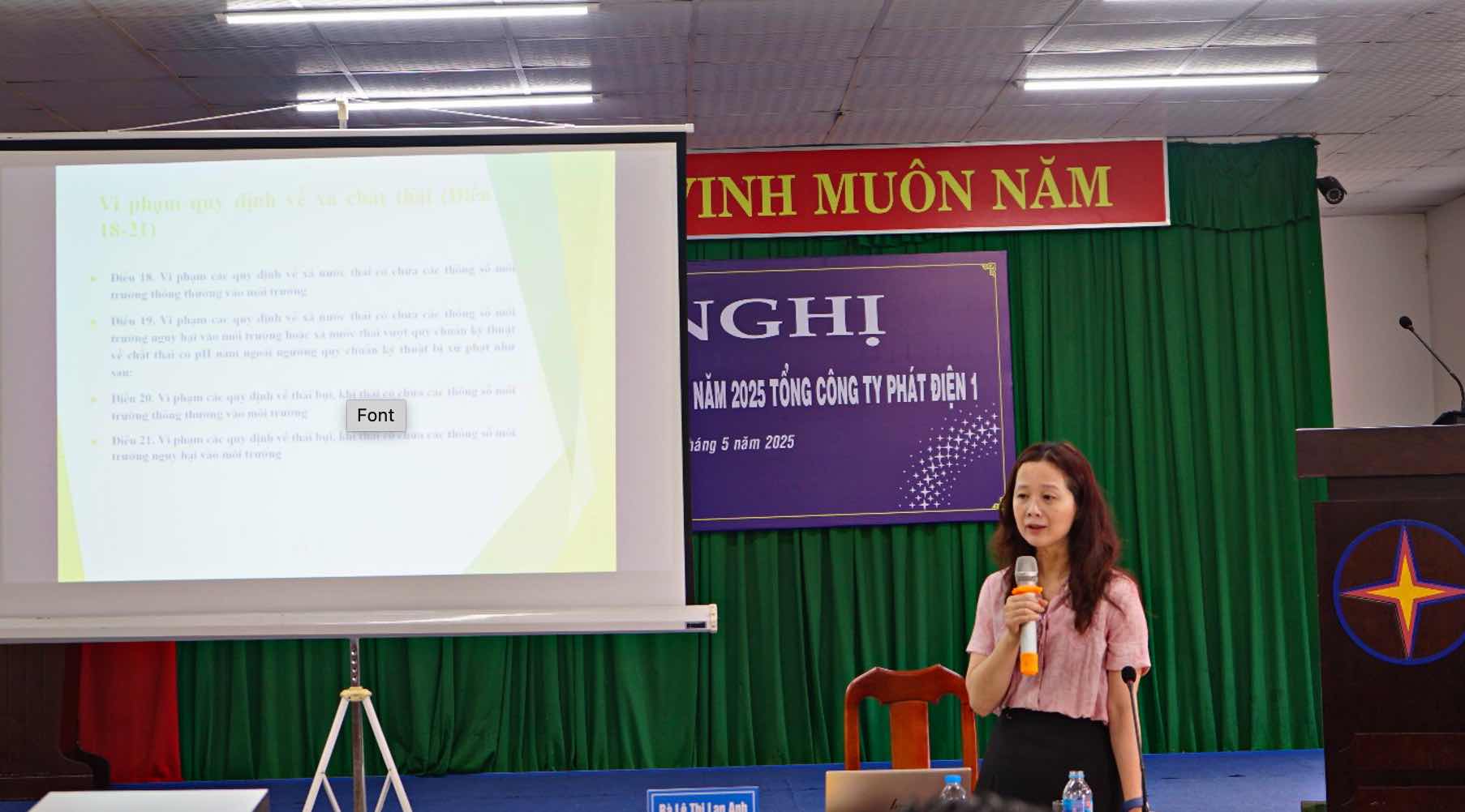 Bà Lê Thị Lan Anh – Thanh tra Bộ TN&MT giải đáp vướng mắc