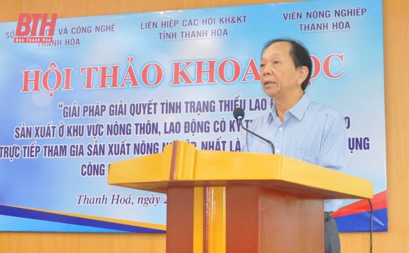 Scientific workshop on solutions to solve the shortage of production labor in rural areas