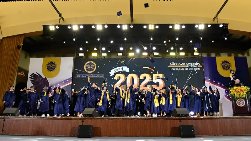 Hệ thống Trường Quốc tế Hoa Kỳ APU ghi dấu ấn với 28 triệu USD học bổng cho học sinh tốt nghiệp năm 2025