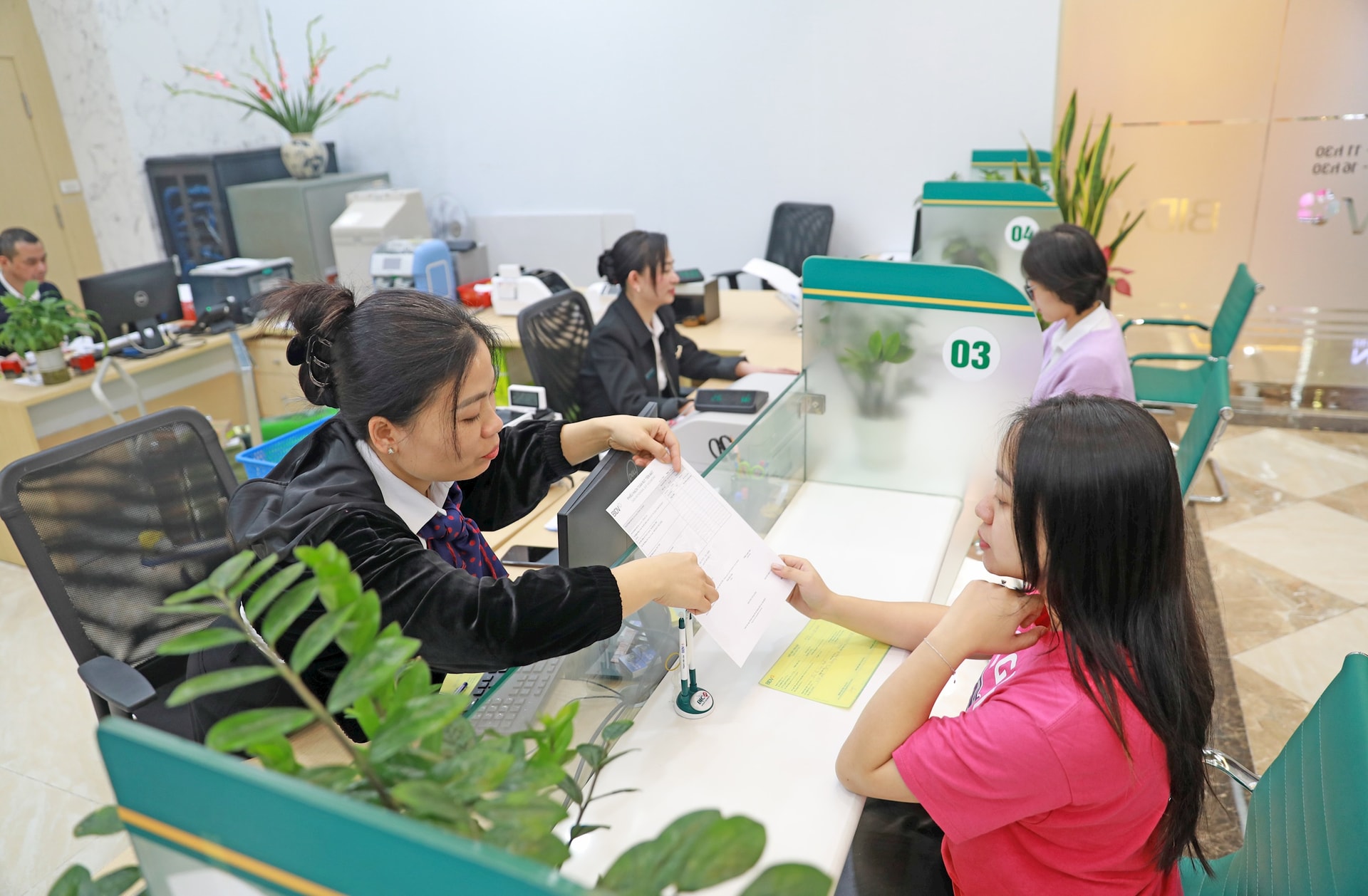 Kundentransaktionen bei der Vietnam Commercial Joint Stock Bank für Investitionen und Entwicklung Vietnams.-anh-do-tam.jpg