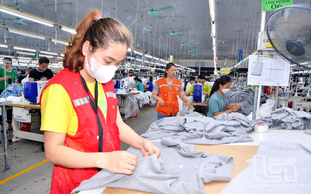 ผู้ประกอบการเครื่องนุ่งห่มในจังหวัดต่างๆ กำลังค้นหาและขยายตลาดส่งออกไปยังเกาหลีและประเทศในเอเชียตะวันออกเฉียงใต้เพิ่มมากขึ้น... ในภาพ: การตัดเย็บสินค้าส่งออกที่บริษัท TDT Investment and Development Joint Stock Company ภาพ: เวียดหุ่ง
