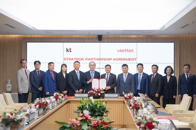 Viettel Group និង KT Group (កូរ៉េ) សហការលើកកម្ពស់ AI និងការផ្លាស់ប្តូរឌីជីថល