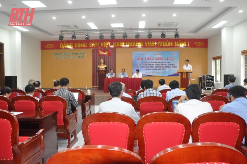 Scientific workshop on solutions to solve the shortage of production labor in rural areas