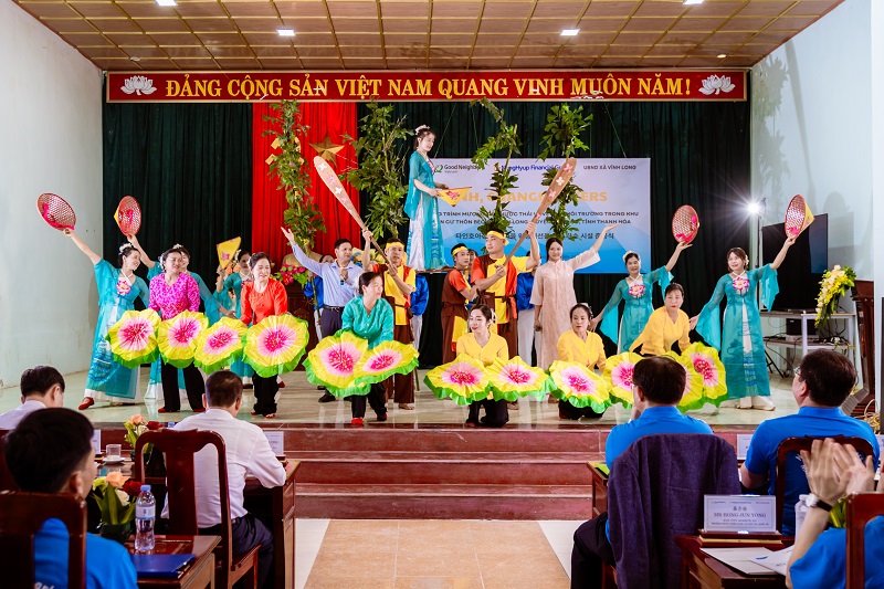 Khánh thành công trình mương tiêu nước thải và vệ sinh môi trường trong khu dân cư thôn Bèo