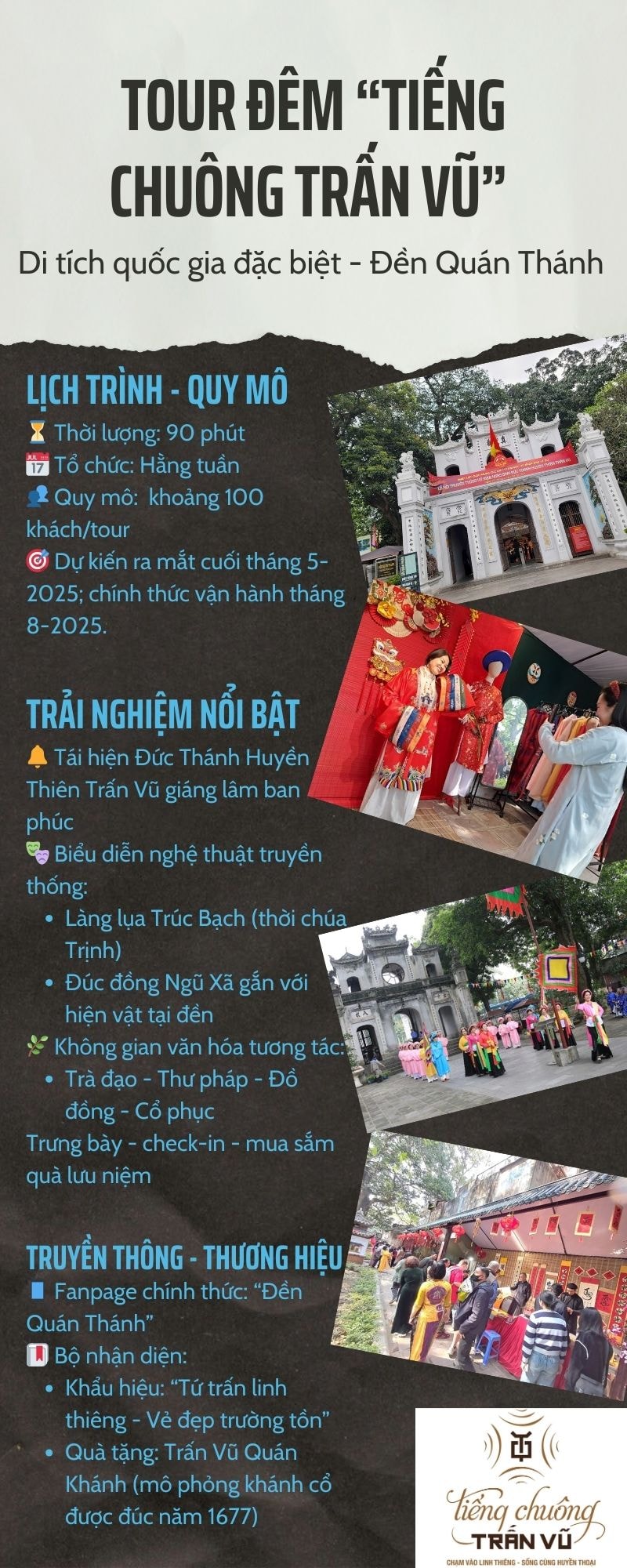 Hà Nội ra mắt Tour đêm “Tiếng chuông Trấn Vũ” - Ảnh 1.